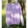 Suéter Suelto y Suave para Mujer, Camiseta Base de Punto de Cachemir Puro con Forro Polar Adelgazante, Blanco