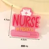 Nuevo Polvo Suelto Transfronterizo Médico Dibujos Animados Lindo Joyería Pin Acrílico Lindo Parche DIY Accesorios