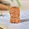 Sándalo Tallado Cachorro de Tigre DIY Accesorios Colgante Sándalo Verde Bebé Tigre Amuleto para Teléfono Decoración para Bolsa de Coche