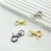 Al por mayor cadena de garra pequeña de 3 puntos herrajes hebilla DIY joyería hebilla metálica decorativa 8mm diámetro interior aleación de zinc hebilla accesorios