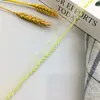 Cinta de Organza Cosida a Mano con Encaje de Cristales de Colores para Vestidos de Boda, Tocados y Accesorios de Cuello - Bola de Cristal de 4 mm
