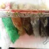 Furão de Pelúcia Pelo Artificial Alpaca Longo Dourado Toca Macio Ornamento Têxtil para Casa Material para Calçados Brinquedo Animal de Estimação