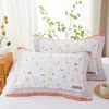 Nueva Toalla Almohada de Gasa, Ampliada y Engrosada, Suave y Fresca para Uso en Casa, Toalla Almohada para Adultos para Distribución en E-commerce, Venta al por Mayor y Dropshipping