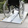 Rampa de Acesso para Cadeirante Dobrável em Liga de Alumínio Sem Barreiras Alwheelchairramp04607A-2Pés/3Pés Antiderrapante