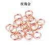 200 Piezas de Anillas Abiertas, Anillas Planas Individuales, Anillas de Conexión para Pulseras y Collares, Materiales y Accesorios para Joyería DIY al por Mayor