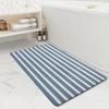 Alfombra de baño transfronteriza, alfombra absorbente para baño, alfombra antideslizante para puerta de baño, alfombra de secado rápido para baño