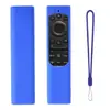 Adecuado para funda de silicona para mando a distancia de TV Samsung, antideslizante, compatible con diseño plano RM-L1729 RM-G2500