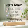 Adornos de Soporte Acrílico Transfronterizo, Artesanías Personalizadas, Decoraciones de Mesa, Día de la Madre, Día del Padre, Halloween, Regalos de Navidad