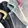 Calcetines de Verano con Bordado de Lazo para Mujer, Calcetines Cortos Antideslizantes, Calcetines de Algodón al por Mayor de Zhuji, Calcetines sin Costuras para Niñas