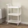 Estante de Almacenamiento para Instrumentos de Belleza Estante de Múltiples Niveles Carrito para Herramientas de Manicura de Salón de Belleza Carrito de Almacenamiento para Herramientas de Cabello y Pestañas