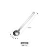 Cuchara Medidora de Acero Inoxidable 304 con Mango Largo Utensilios para el Hogar Cocina Condimentos Horneado Cuchara Medidora para Café Polvo de Frutas Cuchara para Leche en Polvo para Colgar