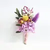 Mini Flor Seca Fresca Flor Imortal Corsage Noivo Noiva Festa de Casamento Vestido Corsage de Formatura Acessórios Decoração