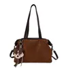 Bolso tote retro de gran capacidad para mujer, nueva colección otoño 2026, bolso de hombro moderno y a la moda, bolso pequeño casual y simple