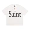 San Miguel Camiseta Vintage Retro Americana de Cuello Redondo Manga Corta Suelta High Street de Verano para Hombres y Mujeres Moderna
