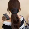 Elegante pinza de garra de abulón mate para mujer, pinza para el pelo de lujo de alta gama, pasador con estampado de leopardo para la parte trasera de la cabeza, elegante accesorio para el pelo de pico de pato