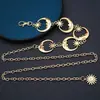Cinturón de Metal para Mujer, Decoración de Verano, Moda 2025 Nuevo Estilo Versátil, Cadena de Cintura de Estrella y Luna de Gama Alta para Vestidos