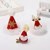 Diadema de Navidad niña falda de gasa de encaje alce sombrero viejo pasador niños foto foto súper lindo broche para el pelo