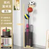 Suporte de chão para armazenamento de basquete, rack doméstico para futebol e brinquedos, rack infantil interno de ferro para armazenamento de bolas