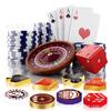 KZ104 Casino Ruleta Dados Cartas de Póker Corazones Flor de Ciruelo Picas Cuadrado Flores Snack Regalo Caja de Papel con Forma