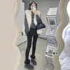 Leggings Falsos de Dos Piezas para Mujer Estilo Delgado Ropa de Abrigo Otoño/Invierno 2026 Nuevos Pantalones Térmicos de Cintura Alta Pantalones con Falda Integrada que se Ajustan a la Cadera
