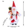 Decorações de Natal 9 polegadas Papai Noel em Pé Enfeites Árvore de Natal Segurando Boneca Adereços para Decoração de Janela