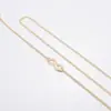 Cadena para Gafas Transfronteriza, Cadena Versátil de Moda para Jóvenes Literarios, Cadena Antideslizante para Gafas, Cadena Larga de Aleación Número 8 para Gafas