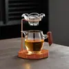 Accesorios estante para fugas de té de pera taza de presentación filtro de té filtro de té integrado juego de té compartimento de té embudo estante colador de té