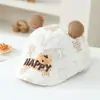 Comercio Exterior Gorra de Béisbol para Bebé Estilo Nuevo Primavera y Verano Sombrero de Sol Oso de Dibujos Animados Lindo Boina para Bebé Venta al por Mayor