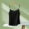 Camiseta Interior Fina de Tirantes con Cuello en V Roscado para Mujer, Color Liso, Verano, Manga Corta, Parte Inferior Simple para Vestir