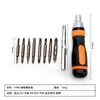 Kit de Chave de Fenda Catraca 19 em 1 Chave de Fenda Multifuncional em Forma de Cruz Ferramenta Manual de Manutenção Kit Portátil