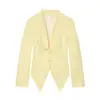 Comércio Exterior Transfronteiriço 2026 Jaqueta Blazer Feminina de Primavera Mais Vendida Design de Nicho Francês Europeu e Americano Cintura Assimétrica