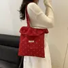 Nuevo Bolso de Gasa para Verano 2025 Estilo Coreano Ins Lunares Volante Bolso de Mano Dulce Bolso de Hombro de Lunares