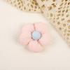 Broche de flores de tela coreana para niños, accesorios de bricolaje, ropa, bolsos, zapatos y calcetines, accesorios para tocados, venta al por mayor
