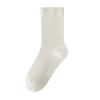 Calcetines de Algodón para Mujer de Primavera y Verano, Calcetines de Color Sólido hasta la Pantorrilla, Calcetines Lolita Cremas Arrugados, Calcetines Cortos de Encaje, Calcetines para Mocasines al por Mayor