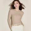 Roupa Térmica Feminina com Forro de Fleece, Espessa para o Inverno, Absorvente de Umidade e Geradora de Calor, Camada Base de Manga Longa para Uso Interno ou Externo