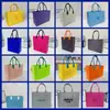 Bolsa de Fieltro Simple de Color Liso al por Mayor de Fábrica Gran Capacidad Múltiples Compartimentos Bolsa de Mano de Fieltro Bolsa de Almacenamiento Se Puede Imprimir Logo