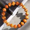Pulsera de Tuiya Taihang Material Envejecido Pulsera de Cuentas Linterna Roja de Aceite Material Viejo Alto Contenido de Aceite Madera Natural Fragante Pulsera de Rosario