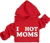 Sudadera Colanperd I Love Moms para Mujer y Hombre Retro Vintage Pullover