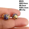 Artesanía Dorada de Goteo de Aceite Pintada a Mano DIY Cuentas de Buda Cuentas Sueltas Cuentas Redondas Cuentas Espaciadoras Pulsera Collar Accesorios de Joyería