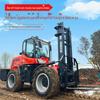 Empilhadeira todo-o-terreno off-road tração nas quatro rodas multifuncional 3 toneladas 5 toneladas pequeno pé curto Tiger diesel manuseio hidráulico caminhão de carga e descarga