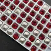 Nuevos Pedrería de Cristal Cuadrado Gordo Irregular de Punta K9 Iridiscente para Arte de Uñas Japonés Pedrería 3D Pedrería de Punta Accesorios de Joyería