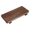 Base de Planta en Maceta de Madera Estante de Almacenamiento para Artículos de Tocador de Baño Estante para Artículos Varios de Escritorio Estante para Jabón de Encimera Soporte de Madera Maciza
