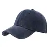 Gorra de béisbol de seis paneles lavada, gorra de color sólido con visera curva, sombrero de sol de mezclilla, gorra de béisbol lavada estilo vintage