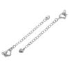 Cadena de extensión para collar y pulsera con cierre de hebilla de langosta de oro de 14/18 quilates que conserva el color, accesorios de joyería hechos a mano.