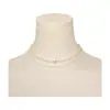 Nuevo Collar Minimalista de Perlas de Doble Capa, Accesorio de Moda Retro de Nicho, Versátil para el Uso Diario y los Viajes al Trabajo, Cadena para la Clavícula