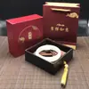 Gelo natural através do bracelete de jade afegão terno bracelete de beleza larga leucorreia de sebo certificado caixa de presente venderá kit de presente