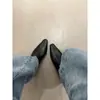 Botas Nude Francesas Estilo Coreano Botas Planas tipo Martin Botas de Caballero para Mujer Otoño e Invierno Nuevas Botines Ajustados Retro Botines Cortos