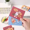 Tarjeta de Felicitación Navideña de Animalitos Lindos Estilo Coreano 70% de descuento Tarjetas Pequeñas en Blanco Hechas a Mano DIY Mensaje Manuscrito Regalo de Navidad