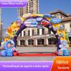 Desenhos animados Jardim de infância Dia das crianças Arco inflável Celebração Evento Abertura Desenhos animados Arco Modelo inflável Personalização