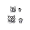 Plata de Ley S925 Cabeza de León Danza del León Cabeza de Buda de Tres Vías Tamaño Pequeño Semilla Budista Semilla de Ciprés Accesorio Colgante